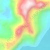 Topografisk kort Uumannanngua, højde, terræn