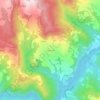 Topografisk kort Casemasce, højde, terræn