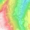 Topografisk kort Spina, højde, terræn