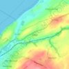 Topografisk kort Birkby, højde, terræn