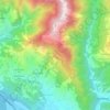 Topografisk kort Cerreta San Nicola, højde, terræn