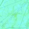 Topografisk kort Grignano Polesine, højde, terræn