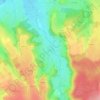 Topografisk kort Engetried, højde, terræn