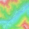 Topografisk kort Calasca Dentro, højde, terræn