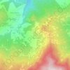 Topografisk kort Casali, højde, terræn