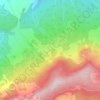 Topografisk kort Schwandtenbuchallmend, højde, terræn