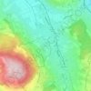 Topografisk kort Pfeffikon LU, højde, terræn