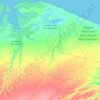 Topografisk kort Santo Amaro do Maranhão, højde, terræn