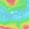 Topografisk kort Skykomish, højde, terræn