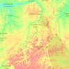Topografisk kort Capitão Poço, højde, terræn