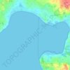 Topografisk kort Begtrup Vig, højde, terræn