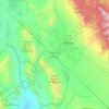 Topografisk kort Pahrump Valley, højde, terræn