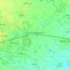Topografisk kort Gorgo al Monticano, højde, terræn