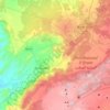 Topografisk kort Ben Smim ابن صميم, højde, terræn