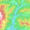 Topografisk kort Tavernole sul Mella, højde, terræn