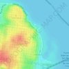 Topografisk kort Plazoleta Lisandro de la Torre, højde, terræn