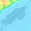 Topografisk kort Sønder Lem Vig, højde, terræn